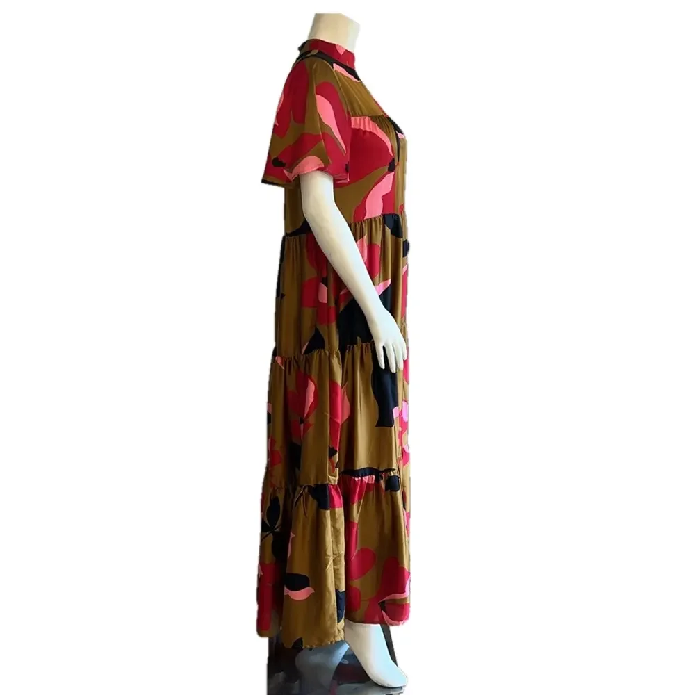Anthropologie Corey Lynn Calter Gianna Tiered Maxi Dress. Size Small. - Picture 5 of 8